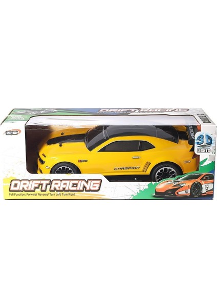3700-111A 1 10 Kumandalı Şarjlı Işıklı Drift Racing Araba 41CM 1:10 -Can Kız Erkek Çocuk Oyuncak Eği