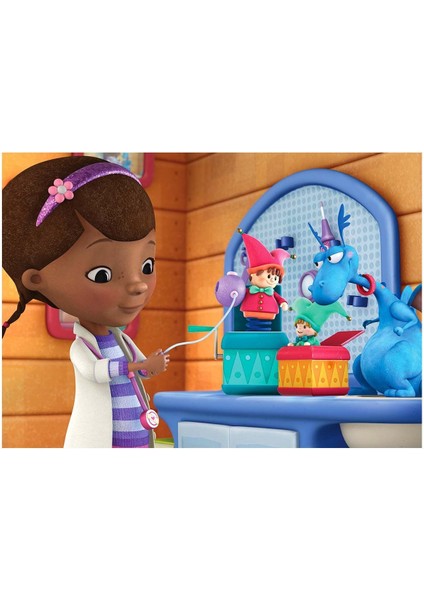 Ks Doc Mcstuffins 100 Parça Puzzle Kız Erkek Çocuk Oyuncak Eğitici Oyuncaklar