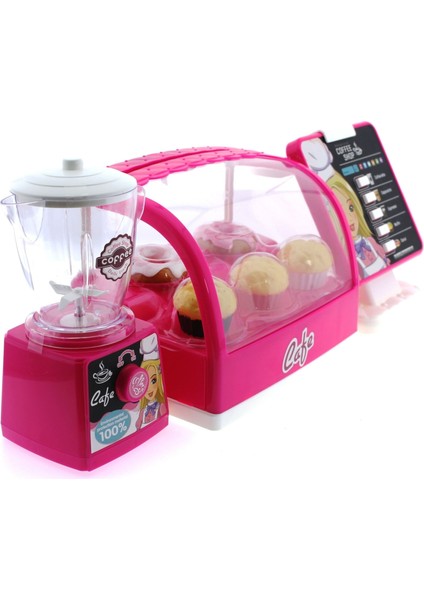Sesli Işıklı Pasta ve Kahve Dükkanı Kız Erkek Çocuk Oyuncak Eğitici Oyuncaklar fırsatları