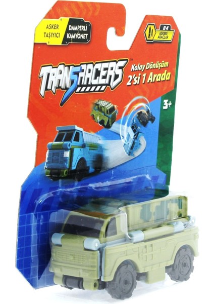 Transracers Dönüşen Araçlar Askeri Araçlar Taşıyıcı / Kamyonet Kız Erkek Çocuk Oyuncak Eğitici Oyunc fiyatları