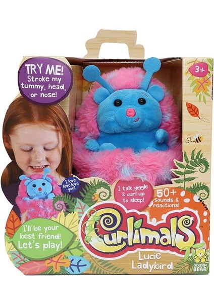 CUR07200 Curlimals Gıdıklanan Uğur Böceği - 3742 Kız Erkek Çocuk Oyuncak Eğitici Oyuncaklar