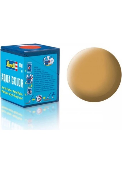 Aqua Color Ochre Brown - Mat Boya- 18 ml Kız Erkek Çocuk Oyuncak Eğitici Oyuncaklar