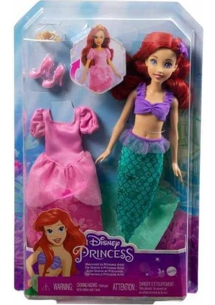 HMG49 Disney Prenses Deniz Kızına Dönüşebilen Ariel Kız Erkek Çocuk Oyuncak Eğitici Oyuncaklar