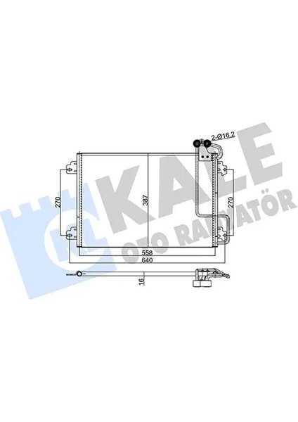 345550 Klima Radyatoru 7700434383 7700434883 7702233492