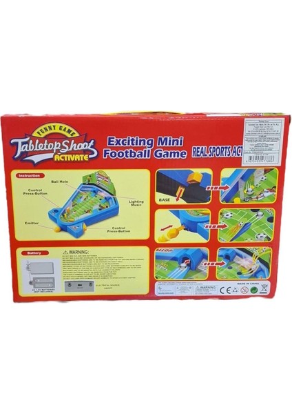 Seçtim Aldım Masaüstü Tilt Mini Futbol Oyunu 47788 Tabletop Shoot Müzikli Işıklı 4 modelleri