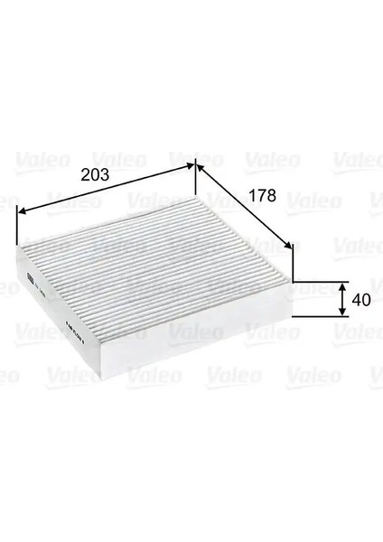 715603 Polen Filtresi MR958016 MR958016P