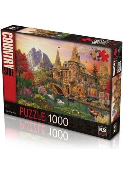 Ks Puzzle 1000 Parça Castle Land Kız Erkek Çocuk Oyuncak Eğitici Oyuncaklar