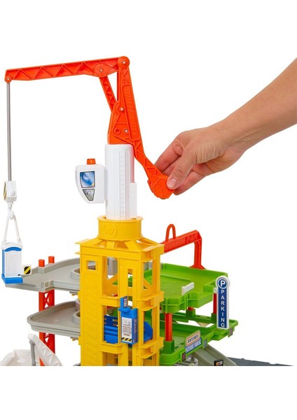 HPD63 Matchbox Aksiyon Sürücüleri Muhteşem Inşaat Alanı Oyun Seti Kız Erkek Çocuk Oyuncak Eğitici Oy indirimleri