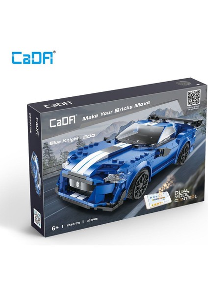 C51077W Cada Blue Knight Blok Seti 325 Parça -Vagon Life Kız Erkek Çocuk Oyuncak Eğitici Oyuncaklar