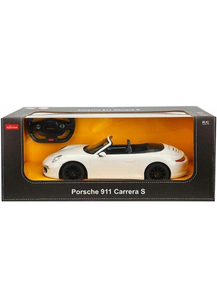 47700 Porsche 911 Carrera S Uzaktan Kumandalı Işıklı Araba 1:12 -Sunman Kız Erkek Çocuk Oyuncak Eğit modelleri