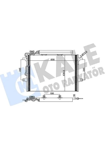 381600 Klima Radyatoru A2115000154 A2115000254 A2115000654