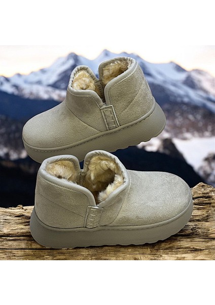 Ug Model Kısa Boy Dikişli Taban Tüylü Bayan Bot Bootie modelleri