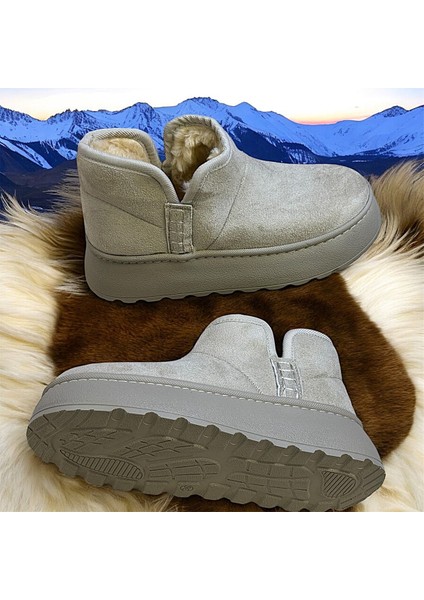 Ug Model Kısa Boy Dikişli Taban Tüylü Bayan Bot Bootie fırsatları