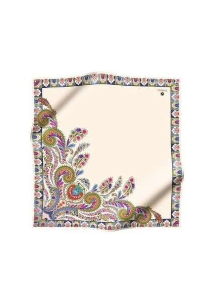 Tivil Ipek Eşarp 60866 - 23 - 0003 Krem Etnik Desen fiyatları