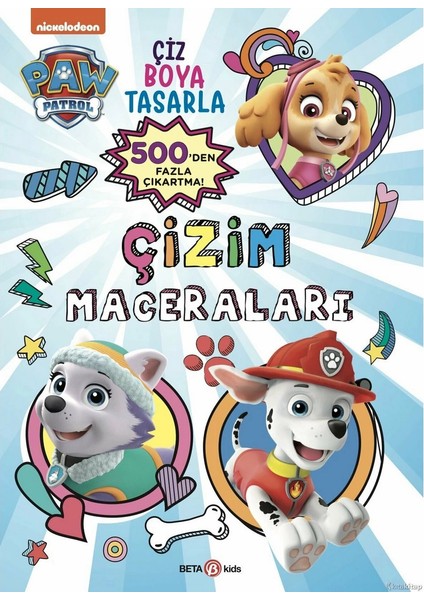 Paw Patrol Çizim Maceraları Kız Erkek Çocuk Oyuncak Eğitici Oyuncaklar