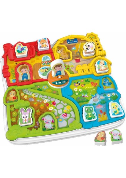 17716 Baby Clementoni - Bebek Hayvanlar Çiftliği Kız Erkek Çocuk Oyuncak Eğitici Oyuncaklar fiyatları