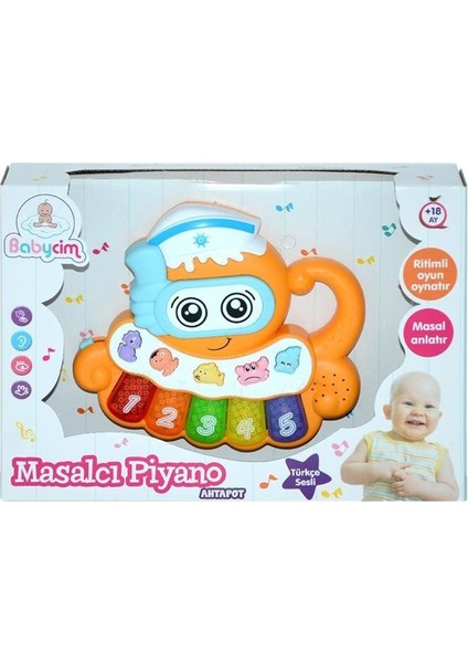 Ahtapot Masalcı Piyano Oyun Arkadaşım Kız Erkek Çocuk Oyuncak Eğitici Oyuncaklar modelleri
