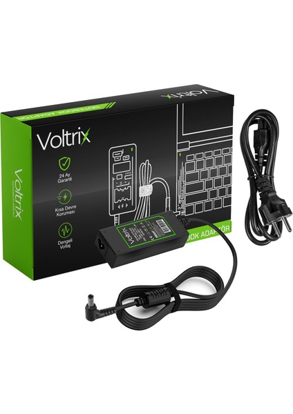 Standart 12V 3A 36W 5.5x2.5mm Uyumlu Adaptör, Şarj Aleti - Cihazı