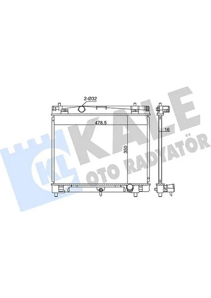 342215 Motor Radyatoru 164000M060 1640021270 1640021380