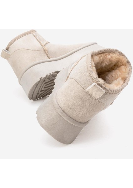 Yüksek Tabanlı Mini Bot BEJ fırsatları