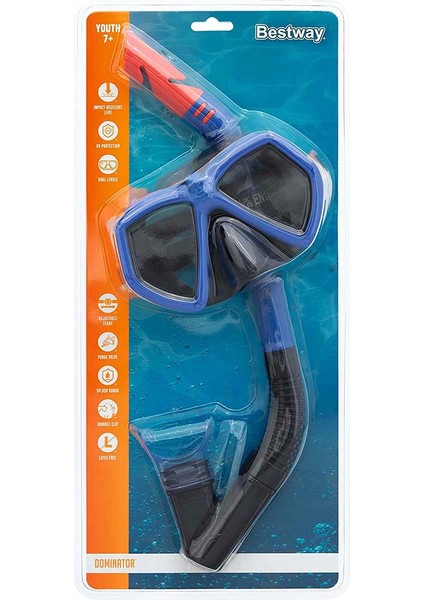 Bestway Dominator Snorkel Maske 24070 Kız Erkek Çocuk Oyuncak Eğitici Oyuncaklar