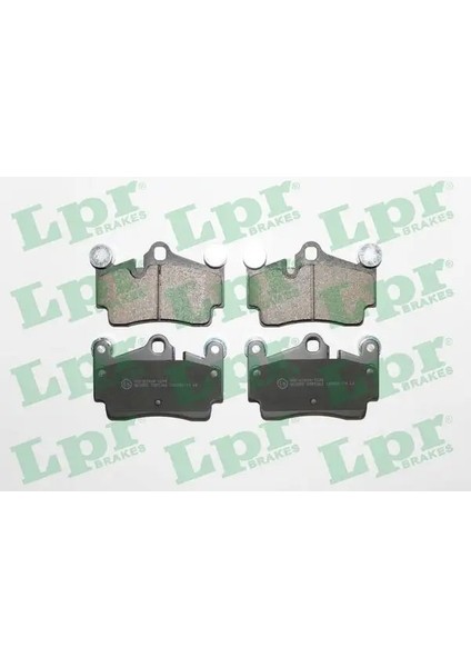 05P1362 Arka Fren Balatasi 4L0698451D 7L0698451 7L0698451A