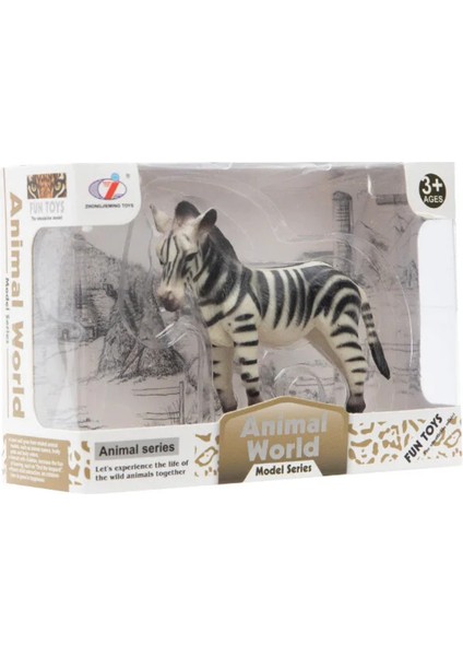 Kutulu Model Figür Hayvan Zebra Kız Erkek Çocuk Oyuncak Eğitici Oyuncaklar fiyatları