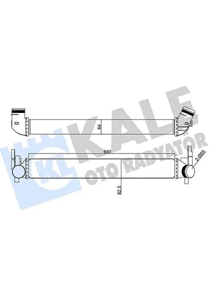 350870 Turbo Radyatoru 6R0145805 6R0145805B 6R0145832