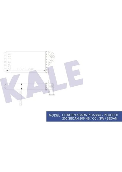 2081822AL Kalorifer Petegi