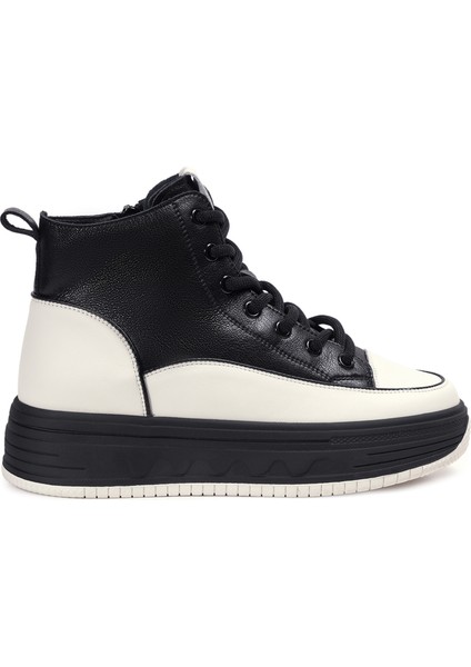 Siyah Casual Vegan Kadın Bot