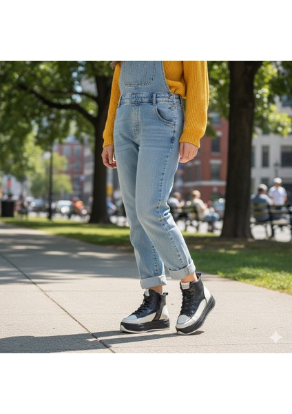 Siyah Casual Vegan Kadın Bot fırsatları