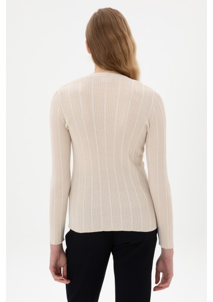 Kadın Krem Hırka (Triko) 50313580-VR071 indirimleri
