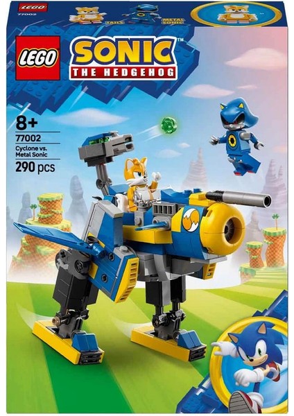 LEGO Sonic The Hedgehog Cyclone, Metal Sonic’e Karşı 77002 Kız Erkek Çocuk Oyuncak Eğitici Oyuncakla indirimleri