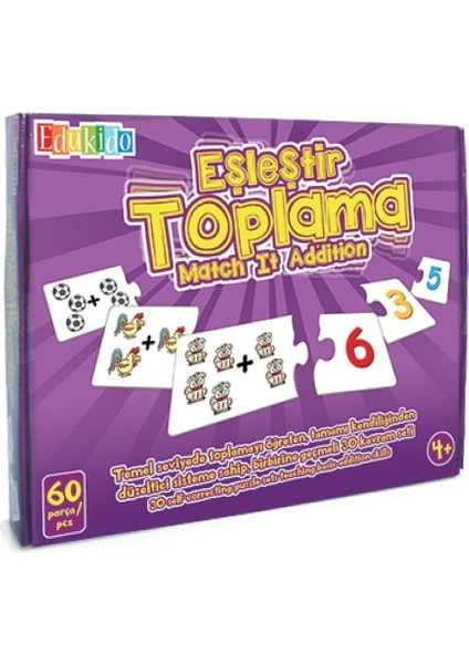 EDU-1007 Chiva, Eşleştir Toplama Kız Erkek Çocuk Oyuncak Eğitici Oyuncaklar