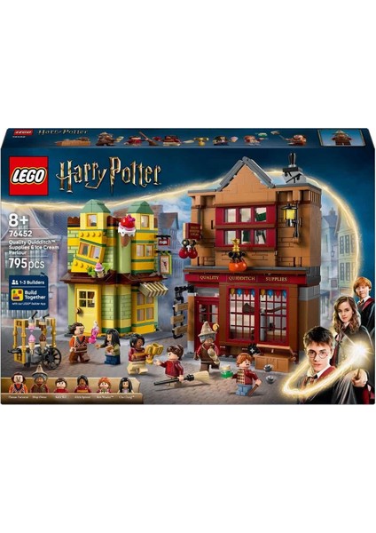 LEGO Harry Potter Kaliteli Quidditch Malzemeleri ve Dondurma Salonu 76452 Kız Erkek Çocuk Oyuncak Eğ fırsatları