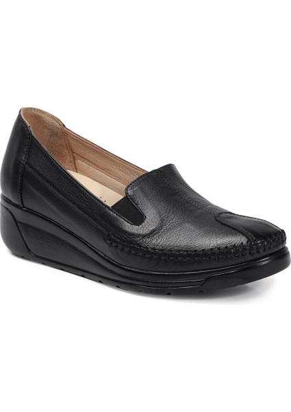 Siyah Comfort Hakiki Deri Kadın Ayakkabı fiyatları