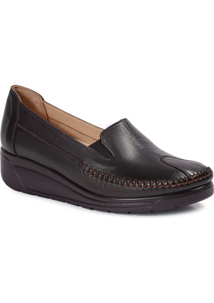 Kahverengi Comfort Hakiki Deri Kadın Ayakkabı fiyatları