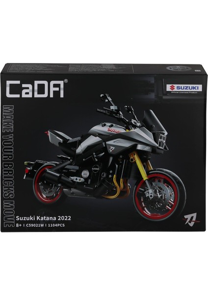 C59021W Cada Suzuki Katana 2022 Blok Seti 1104 Parça -Vagon Life Kız Erkek Çocuk Oyuncak Eğitici Oyu