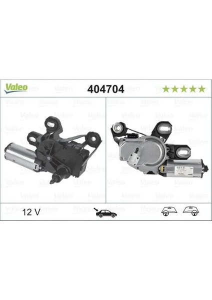 404704 Silecek Motoru Arka A6398200408