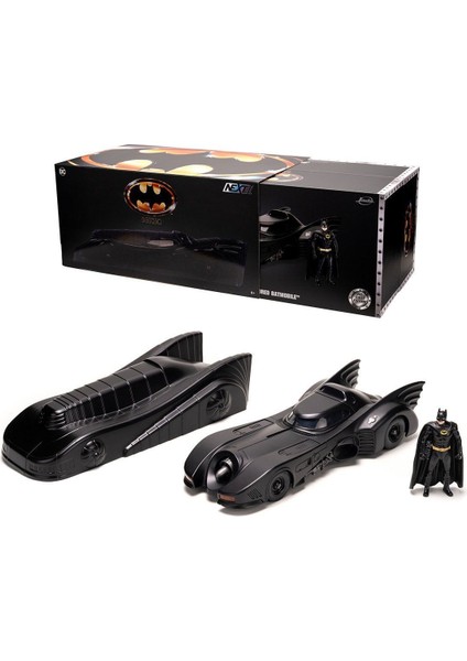 253215013 Batman 1989 Batmobile 1:24 Kız Erkek Çocuk Oyuncak Eğitici Oyuncaklar
