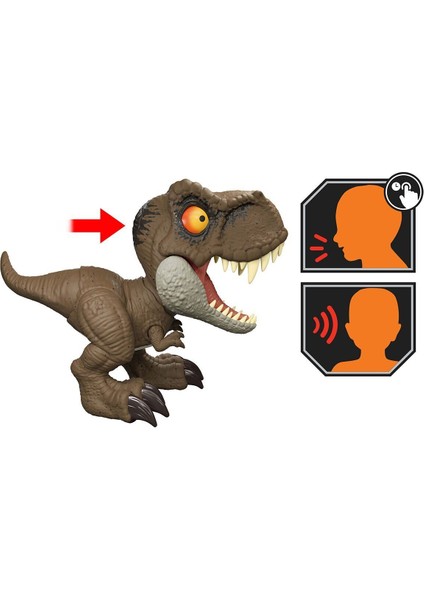 JCW01 Jurassic World Interaktif T-Rex Figürü Kız Erkek Çocuk Oyuncak Eğitici Oyuncaklar indirimleri