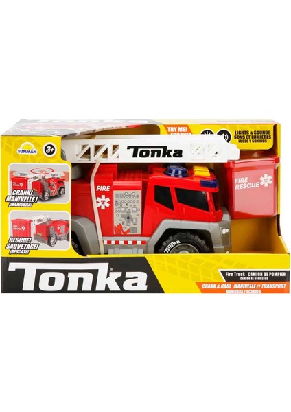 Tonka Sesli ve Işıklı Itfaiye Aracı S00006241 Kız Erkek Çocuk Oyuncak Eğitici Oyuncaklar