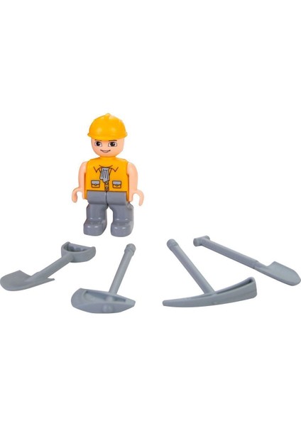 06 533 Double Blocks Iş Makineleri Serisi - Stokta Olan Gönderilir Kız Erkek Çocuk Oyuncak Eğitici O