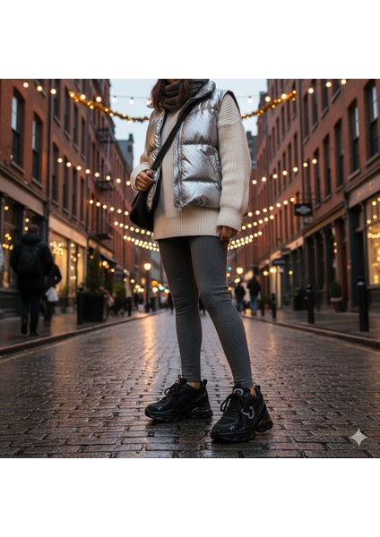 Siyah Sneakers Vegan Kadın Bot fırsatları