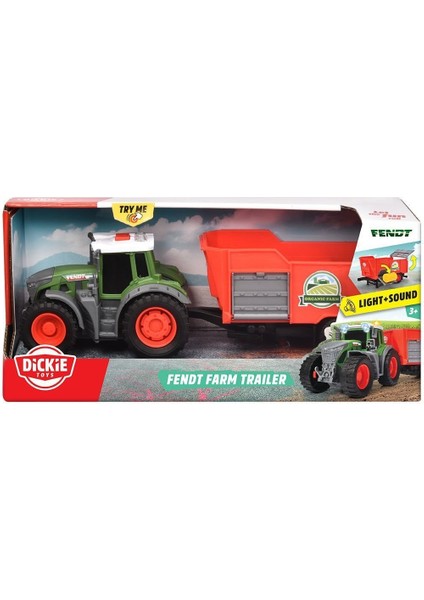 203734001 Fendt Çiftlik Römorku -Dickie Kız Erkek Çocuk Oyuncak Eğitici Oyuncaklar