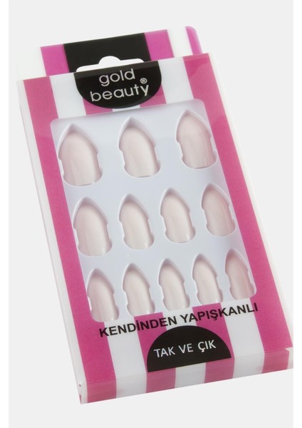 Pembe Renkli Takma Tırnak