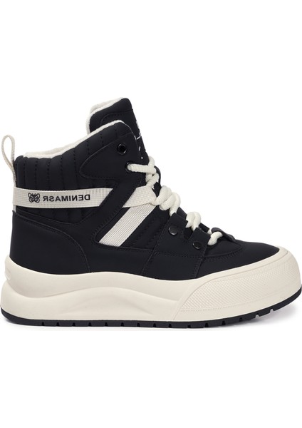 Siyah Sneakers Vegan Kadın Bot