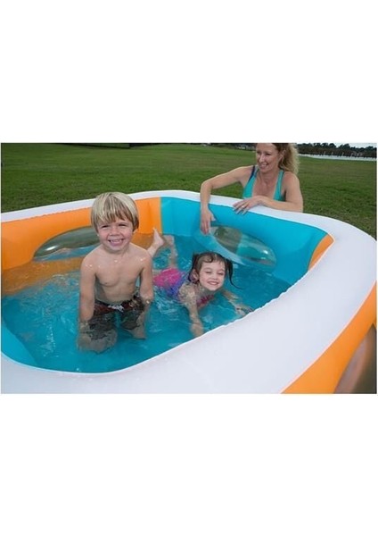 51132 Pencereli Kare Havuz 168X168X56CM Kız Erkek Çocuk Oyuncak Eğitici Oyuncaklar modelleri