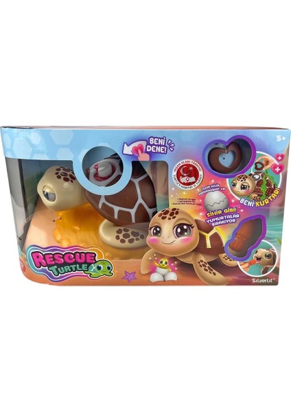 Silverlit Rescue Deniz Kaplumbağası Kahverengi 54385 Kız Erkek Çocuk Oyuncak Eğitici Oyuncaklar fırsatları