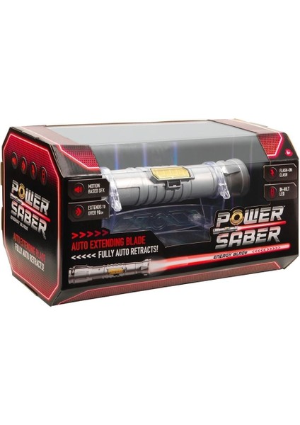 POW931619 Power Saber Işın Kılıcı Kırmızı Kız Erkek Çocuk Oyuncak Eğitici Oyuncaklar fırsatları